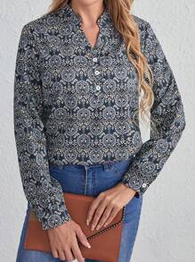 EMERY ROSE In Toàn bộ Cổ có Lỗ hổng Áo sơ mi - Nhiều màu - Xem 3