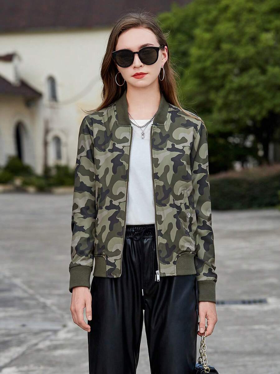 女士夾克 - 綠色 - 查看 1