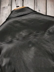 Manfinity Homme Cămașă Denim Fără Tricou Bărbați