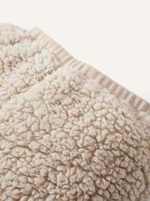 Cozy Pixies 男嬰字母貼布半拉鏈絨毛衛衣和褲子 - 杏色 - 查看 6