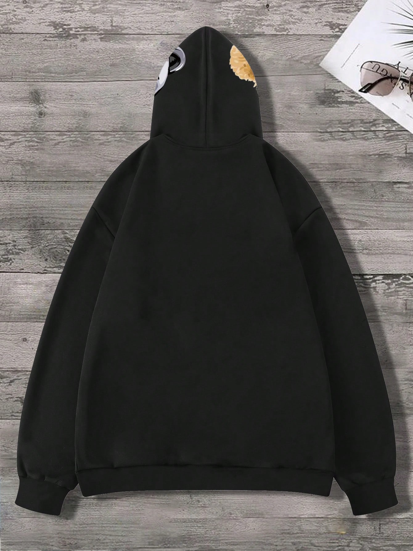 Manfinity Men Cartoon & Letter Graphic Zip Up Hoodie SHEIN USA