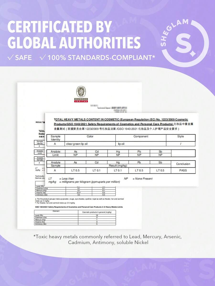 SHEGLAM Jelly Wow Hydrating Lip OilGreen Apple Envy Moisturizing Clear Lip Gloss Plumping Non