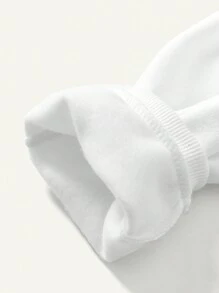 Cozy Pixies 嬰兒男孩2入組實色彈性腰口運動長褲,帶有口袋 - 黑與白 - 查看 8