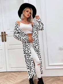 Eilly Bazar Áo khoác nữ Tất cả trên in Giải trí - Đen và trắng - Xem 5