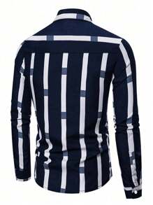 Uomo Camicia a righe