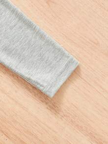 SHEIN 男嬰標語圖案連身背心