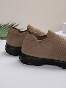 Zapatillas De Running De Puesta Rápida - Café integral - Ver 6