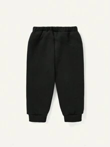 Cozy Pixies 2pcs Casual Baby Boys' Letter Printed Elastic Cuff Long Pants Set - Multicolor - View 10