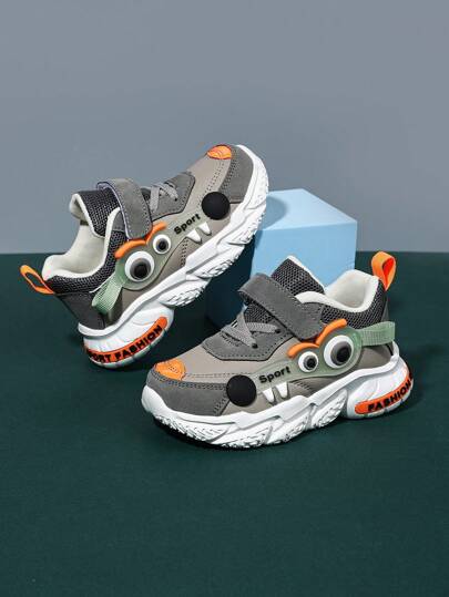 Fashionable Color-blocking Wear-resistant Functional Shoes For Baby And Kids Sports Shoes