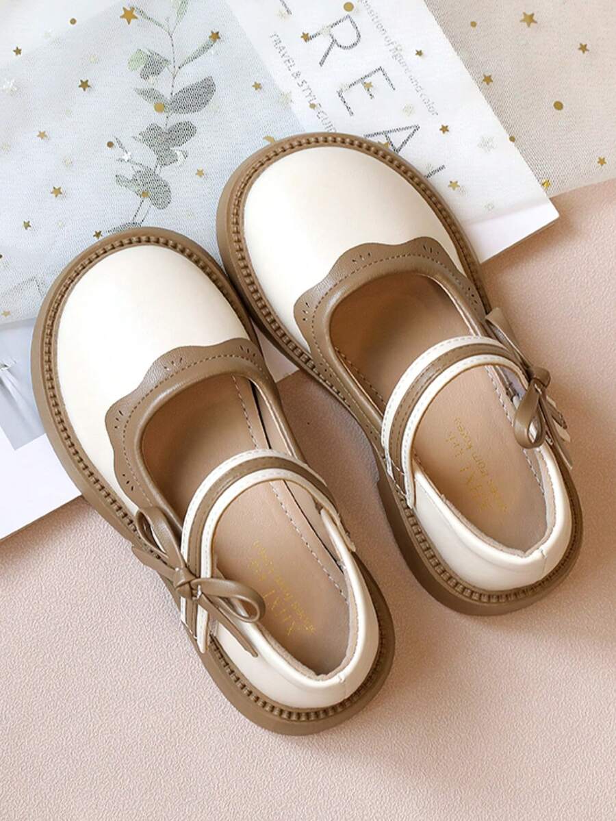 Zapatos planos de niños - Beis - Ver 1