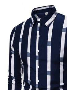 Uomo Camicia a righe