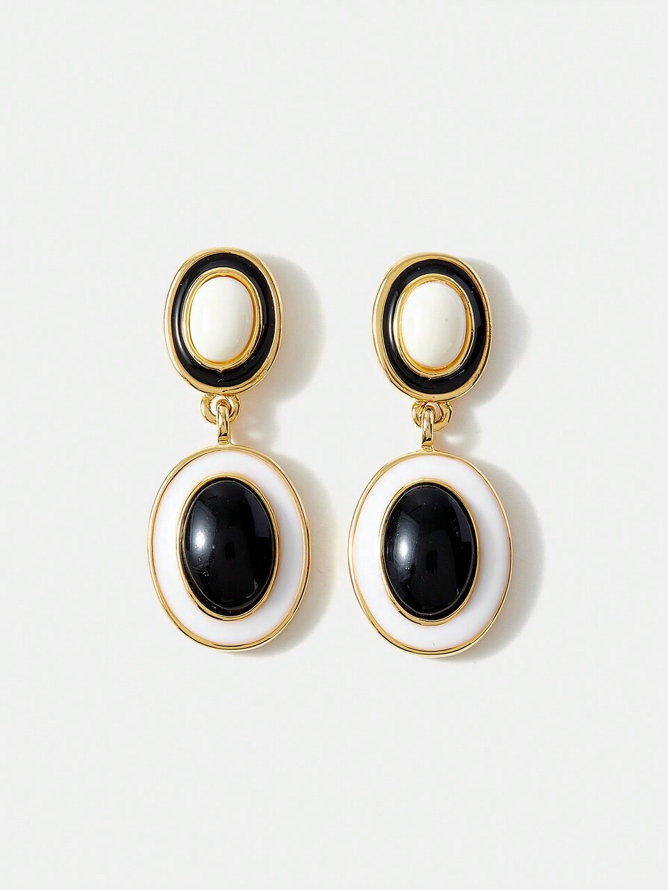 MOTF TWO-TONE DROP EARRINGS