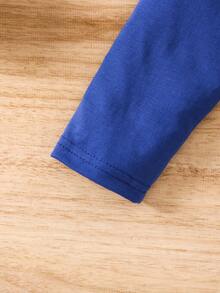 SHEIN Cô Gái Trẻ In hoa Viền Ruffle Áo sơ mi Peplum & Xà cạp - Nhiều màu - Xem 6