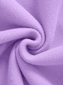 INAWLY Solid Thermal Lined Sweatshirt,Long Sleeve Tops Graduation,Back To School Outfits,Graduation,Teacher Outfits For Women,Back To School Pullover Fall Outfit - Mauve Purple - View 3