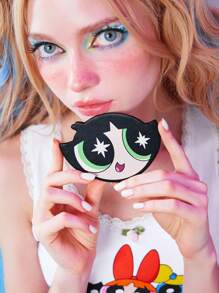 The Powerpuff Girls | ROMWE 1入組卡通設計杯墊,可愛耐熱桌杯墊 - 綠色 - 查看 1