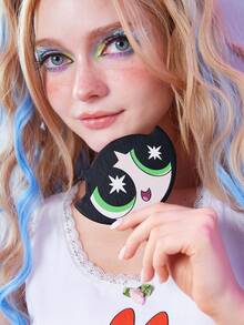 The Powerpuff Girls | ROMWE 1入組卡通設計杯墊,可愛耐熱桌杯墊 - 綠色 - 查看 8