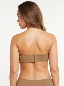 LUVLETTE Dream Curve Support + Strapless Front-Close Push-Up Half Bra