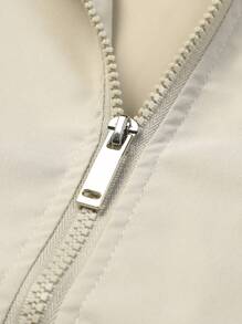 Manfinity Homme Chaqueta con capucha con cordón de dos tonos para hombre, esposo, de manga larga, de bloques de color, chaqueta delgada