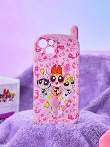 The Powerpuff Girls | ROMWE 1入Cartoon圖形TPU手機殼，適用於iPhone - 彩色 - 查看 5