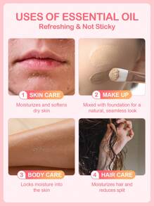 Slow Sunday 玫瑰角鲨烷精油，20% 角鲨烷，搭配霍霍巴籽油和玫瑰花油，保湿滋养，抗氧化，改善暗沉，提亮肤色，是理想的妆前乳，尤其适合冬季使用，淡化细纹，缩小毛孔，打造柔滑妆容，使后续上妆更服帖，打造温暖舒适的冬季妆容，适合冬季、Y2K 风格、情人节、斋月、斋月聚会及送礼，也是派对的理想之选。