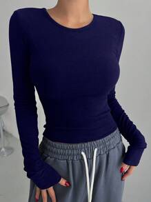 DAZY Solid Crop Tee,Fall Clothes