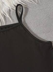 SHEIN Tween Girl Solid Cami Top & Sweatpants & Hoodie