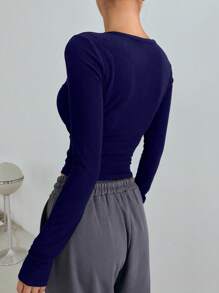DAZY Solid Crop Tee,Fall Clothes