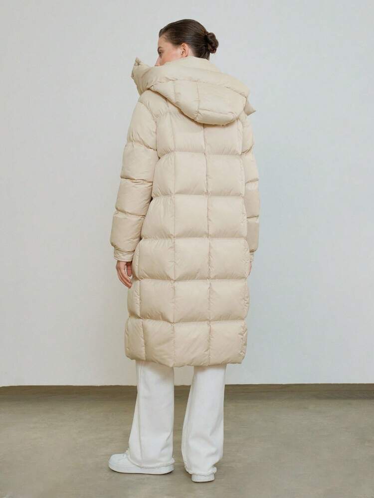 Women'S Hooded Long Padded Coat