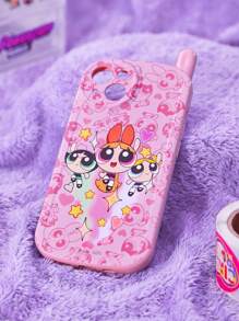 The Powerpuff Girls | ROMWE 1入Cartoon圖形TPU手機殼，適用於iPhone - 彩色 - 查看 2