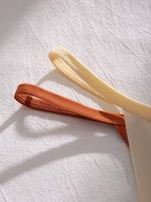 7 piezas Tanga liso simple - Multicolor - Ver 4