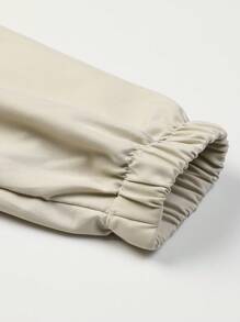 Manfinity Homme Chaqueta con capucha con cordón de dos tonos para hombre, esposo, de manga larga, de bloques de color, chaqueta delgada