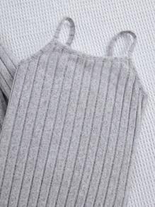 Tween Girl Button Front Cami Dress & Button Up Top