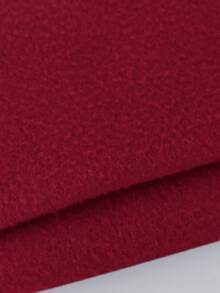 SHEIN 男大童籃球和字母圖案連帽衛衣 - 紅色 - 查看 4