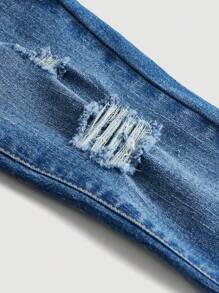 SHEIN Zerrissene Jeans Für Kleine Mädchen