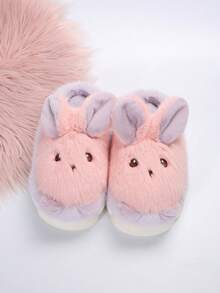 Women's Home Slippers Plush Bunny Slippers Fun Slippers - Pink - View 5