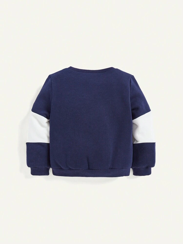 Baby Boys Letter Graphic Sweatshirt & Sweatpants