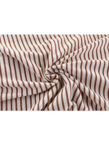 Baby Boy Striped Print Zip Up Jumpsuit - Coffee Brown - View 3