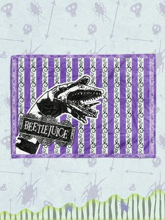 Beetlejuice | ROMWE Fashionable Sofa Blanket 1pc