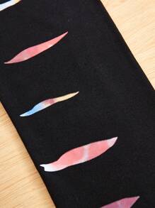SHEIN 女大童紮染字母圖案套頭衫&緊身打底褲 - 彩色 - 查看 6