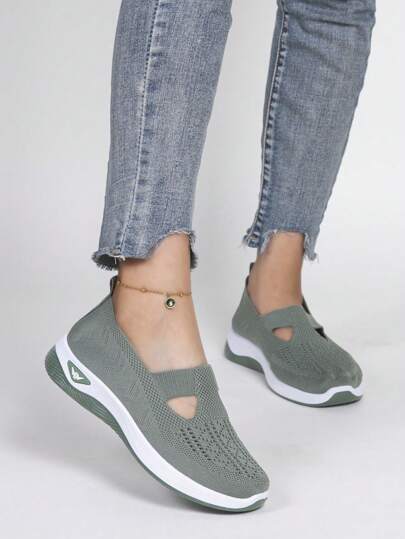 STEPREACH 秋冬女士春季新品透气、舒适、轻便的驾驶圆头运动鞋