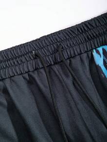 Manfinity LEGND Nam Đồ họa sư tử in hoa Dây rút Áo Hoodie & Quần thể thao - Nhiều màu - Xem 7