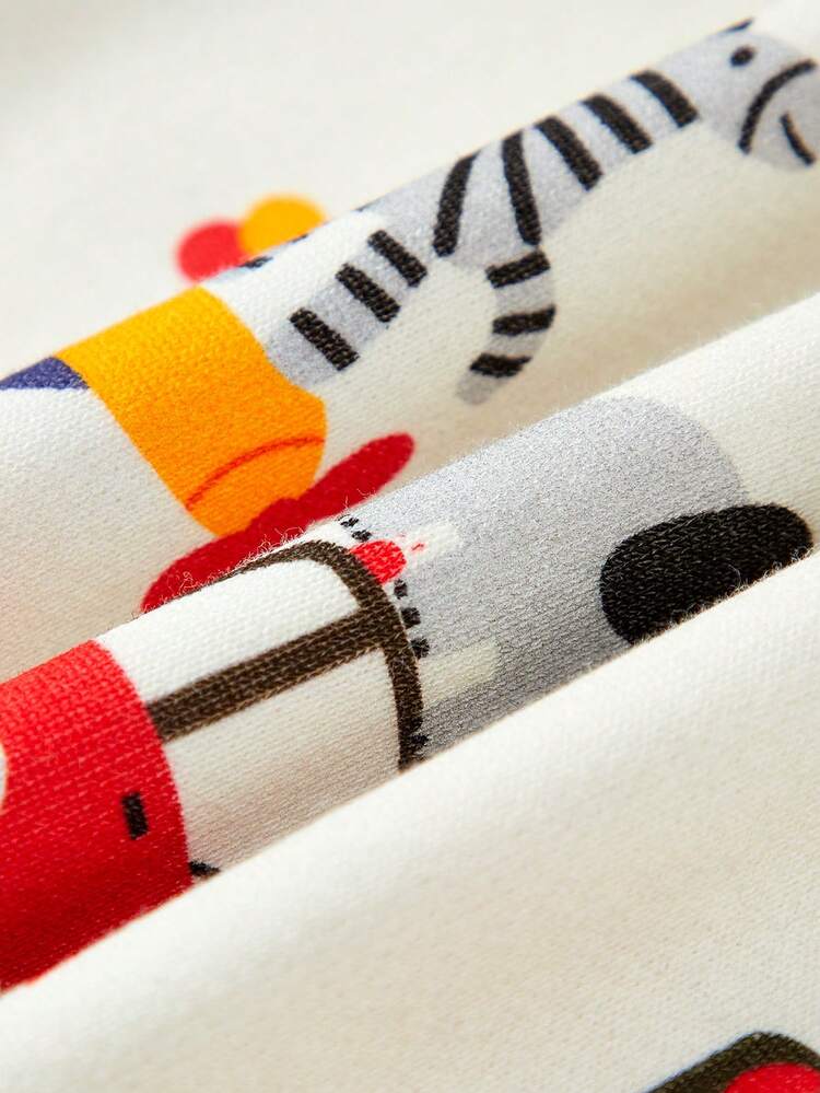 Baby Boys Cartoon Graphic Sweatshirt & Sweatpants