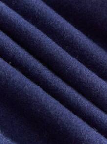 Cozy Pixies 男嬰字母圖案衛衣和衛褲 - 藍色 - 查看 7