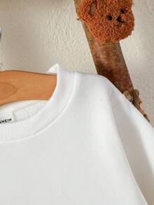 Baby Boy Slogan Graphic Sweatshirt - White - View 3