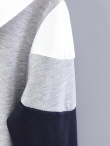 SHEIN Áo nỉ phối màu cho bé trai - Nhiều màu - Xem 3