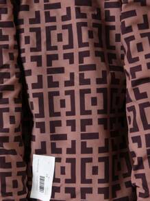 SHEIN Baby Boy Contrast Piping Dual Pocket Quilted Coat - Multicolor - View 7