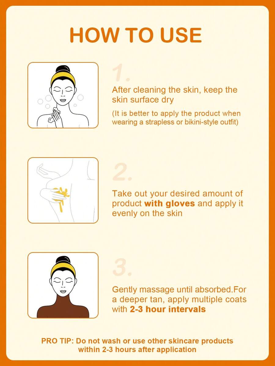 SLOWSUNDAY™ Sunless Tanner, SelfTanning Oil For Face And Body, Golden