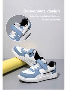 孩子們競技板鞋低胸時尚&透氣休閒運動鞋,適應性強至四和防滑&耐磨&輕便&多用途 - 霧霾藍 - 查看 3