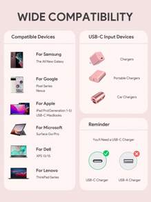 JMMO Cable Type-C,Silicone USB Type-C To USB Type-C Charger Cable,Silicone Ultra Soft Power Fast Charge 0.82FT/0.25M