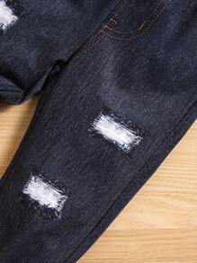 Bộ trang phục thường ngày thường ngày cho bé trai chất liệu denim dày, Thu/Đông - Nhiều màu - Xem 7